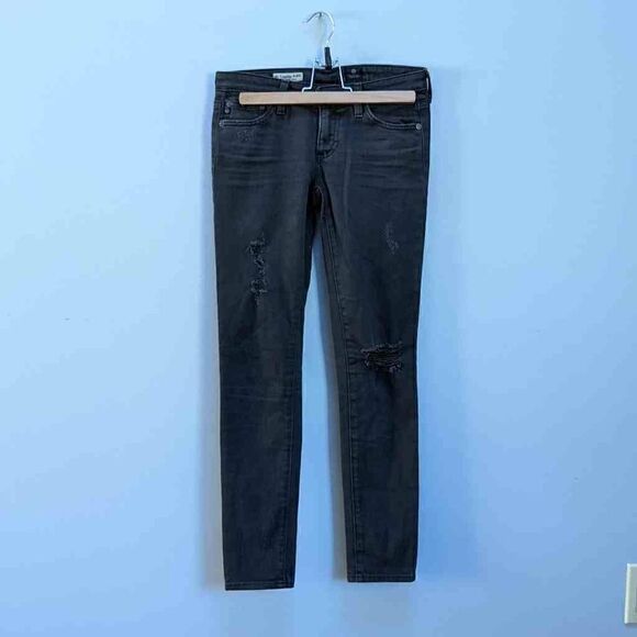 AG Jeans Black Leggings Jeans - Picture 1 of 7